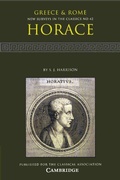 Cover: Horace - Cambridge University Press