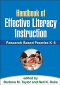 Cover: Handbook of Effective Literacy Instruction - Guilford Press