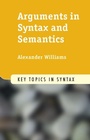 Cover: Arguments in Syntax and Semantics - Cambridge University Press