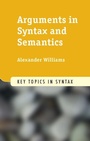 Cover: Arguments in Syntax and Semantics - Cambridge University Press