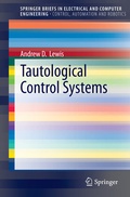 Cover: Tautological Control Systems - Springer
