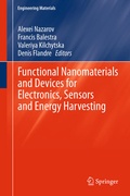 Cover: Functional Nanomaterials and Devices for Electronics, Sensors and Energy Harvesting - Springer
