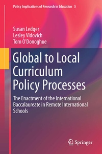Enlarge image Cover: Global to Local Curriculum Policy Processes - Springer