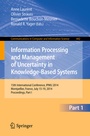 Cover: Information Processing and Management of Uncertainty - Springer