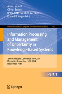 Enlarge image Cover: Information Processing and Management of Uncertainty - Springer