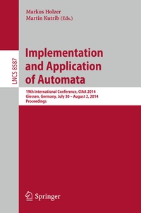 Abbildung von: Implementation and Application of Automata - Springer