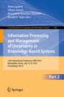 Cover: Information Processing and Management of Uncertainty - Springer