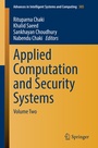 Cover: Applied Computation and Security Systems - Springer