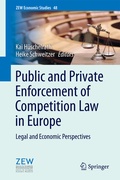 Cover: Public and Private Enforcement of Competition Law in Europe - Springer