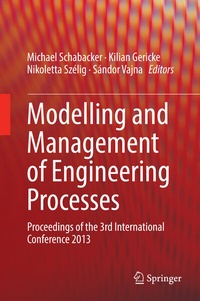 Enlarge image Cover: Modelling and Management of Engineering Processes - Springer