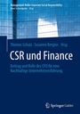 Cover: CSR und Finance - Springer Gabler