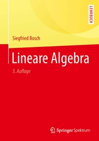 Abbildung von: Lineare Algebra - Springer Spektrum