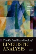 Cover: The Oxford Handbook of Linguistic Analysis - Oxford University Press