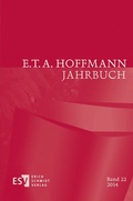 Cover: E.T.A. Hoffmann-Jahrbuch 2014 - Erich Schmidt Verlag
