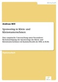 Cover: Sponsoring in Klein- und Kleinstunternehmen - diplom.de