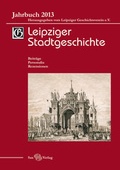 Cover: Leipziger Stadtgeschichte Jb. 2013 (PDF) - Sax-Verlag