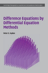 Abbildung von: Difference Equations by Differential Equation Methods - Cambridge University Press