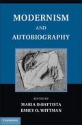 Cover: Modernism and Autobiography - Cambridge University Press