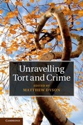 Cover: Unravelling Tort and Crime - Cambridge University Press