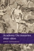 Cover: Academy Dictionaries 1600-1800 - Cambridge University Press