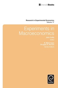 Enlarge image Cover: Experiments in Macroeconomics - Emerald Publishing Limited