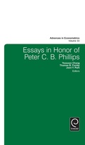Cover: Essays in Honor of Peter C. B. Phillips - Emerald Publishing Limited