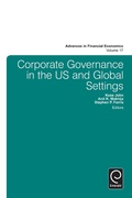 Cover: Corporate Governance in the US and Global Settings - Emerald Publishing Limited
