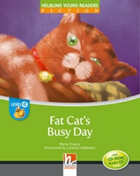 Enlarge image Cover: Young Reader, Level d, Fiction / Fat Cat's Busy Day, Big Book - Helbling