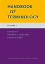 Cover: Handbook of Terminology - John Benjamins Publishing Company