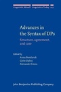 Cover: Advances in the Syntax of DPs - John Benjamins Publishing Company