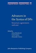 Cover: Advances in the Syntax of DPs - John Benjamins Publishing Company