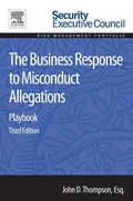 Cover: The Business Response to Misconduct Allegations - Elsevier