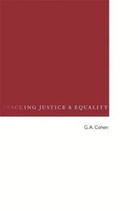 Enlarge image Cover: Rescuing Justice and Equality - Harvard University Press