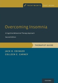 Bild vergrößern Bild: Overcoming Insomnia - Oxford University Press Inc