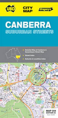 Abbildung von: Canberra Suburban Streets Map 259 - Universal Publishers