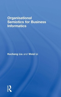 Enlarge image Cover: Organisational Semiotics for Business Informatics - Routledge