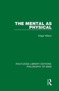 Cover: The Mental as Physical - Routledge
