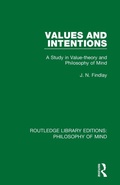 Cover: Values and Intentions - Routledge