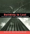 Cover: Building to Last - Routledge