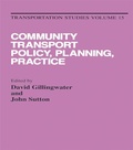 Cover: Community Transport: Policy, Planning and Practice - Routledge