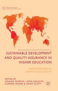 Enlarge image Cover: Sustainable Development and Quality Assurance in Higher Education - Palgrave Macmillan