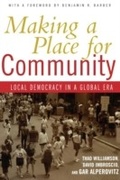 Cover: Making a Place for Community - Routledge
