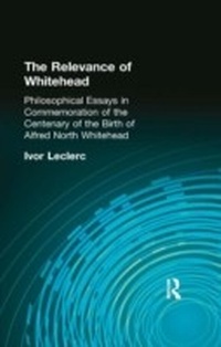 Enlarge image Cover: The Relevance of Whitehead - Routledge