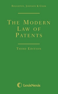 Enlarge image Cover: The Modern Law of Patents - Butterworths Law