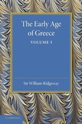 Cover: The Early Age of Greece: Volume 1 - Cambridge University Press