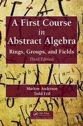Cover: A First Course in Abstract Algebra - Chapman & Hall/CRC