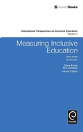 Cover: Measuring Inclusive Education - Emerald Group Publishing Limited