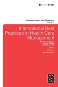 Cover: International Best Practices in Health Care Management - Emerald Publishing Limited