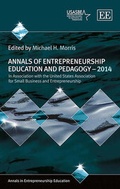 Cover: Annals of Entrepreneurship Education and Pedagogy - 2014 - Edward Elgar Publishing