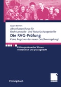 Cover: Die RVG-Pr&uuml;fung - Springer Gabler